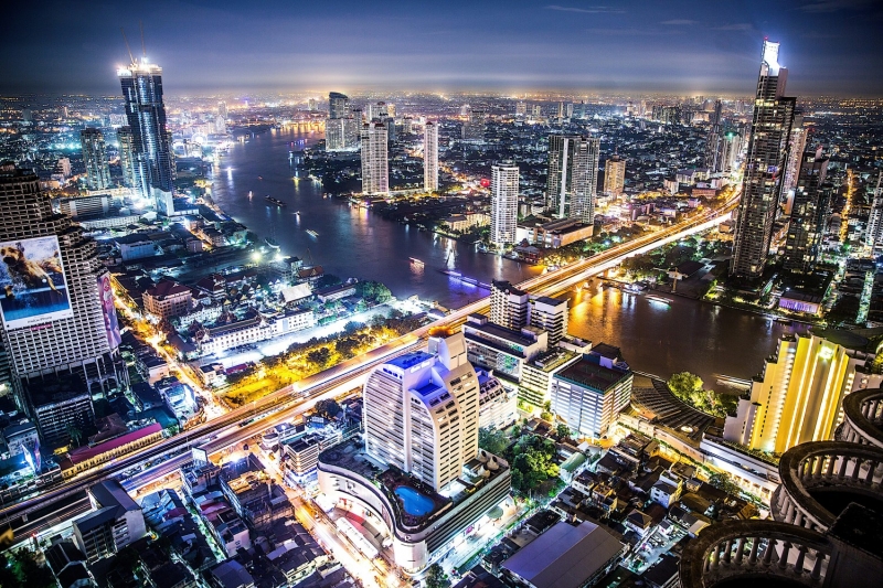 Вид на Бангкок с высоты
