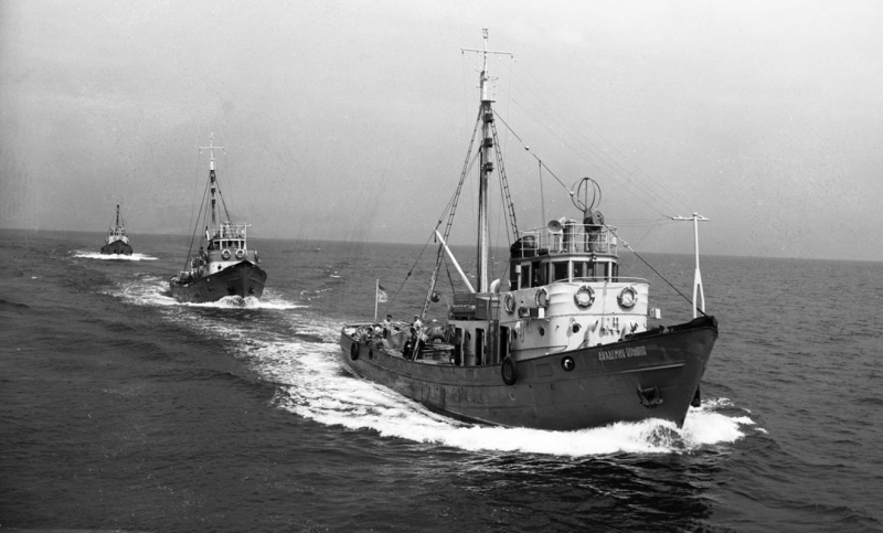 19 января 1965 года из-за шторма в Беринговом море затонули 4 советских рыболовных траулера