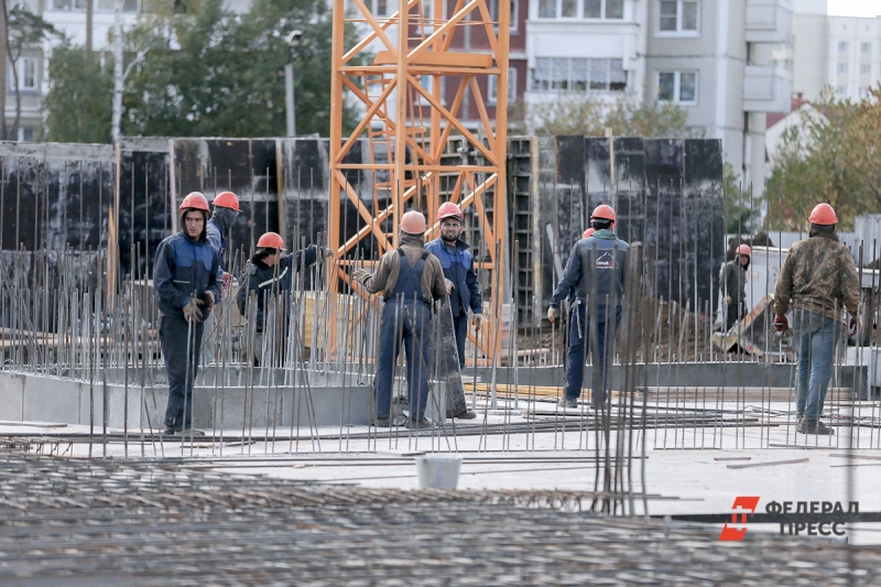 Мигранты в России заняты в строительной сфере