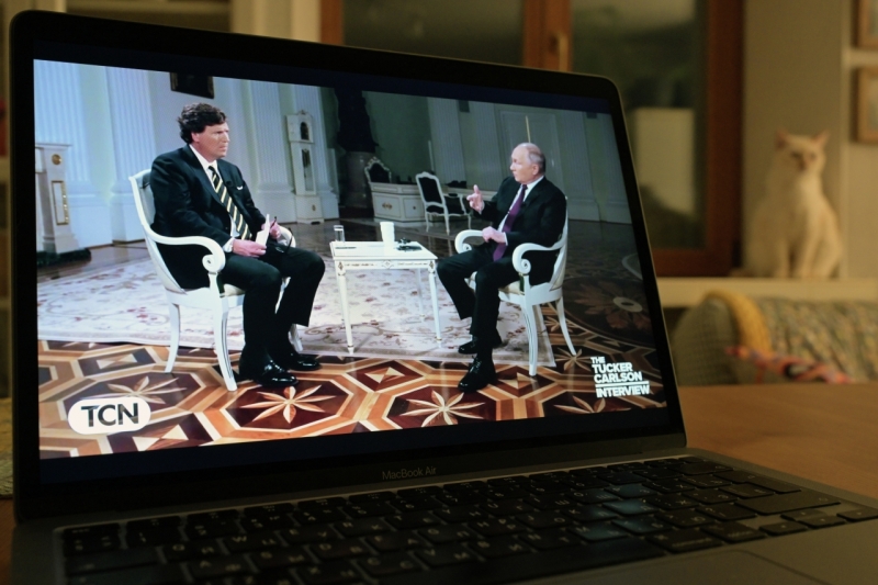 Интервью Такера Карлсона с Путиным