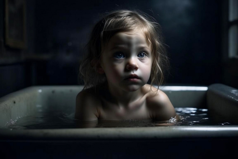 Девочка в ванне