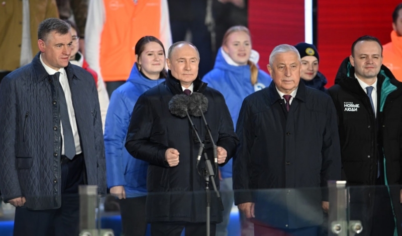 Владимир Путин выступил на Красной площади