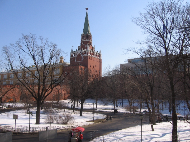 Вид на Кремль из Александровского сада
