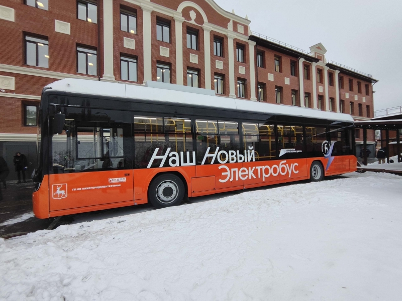 Электробусы вышли на маршруты в Нижнем Новгороде