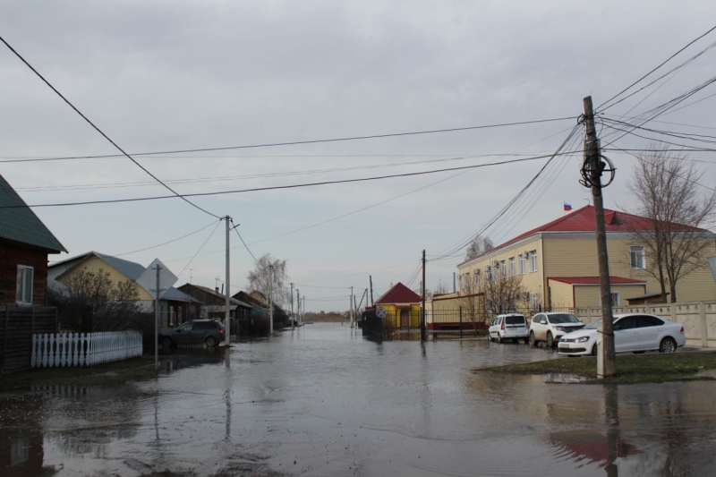 В Казанский район пришла большая вода