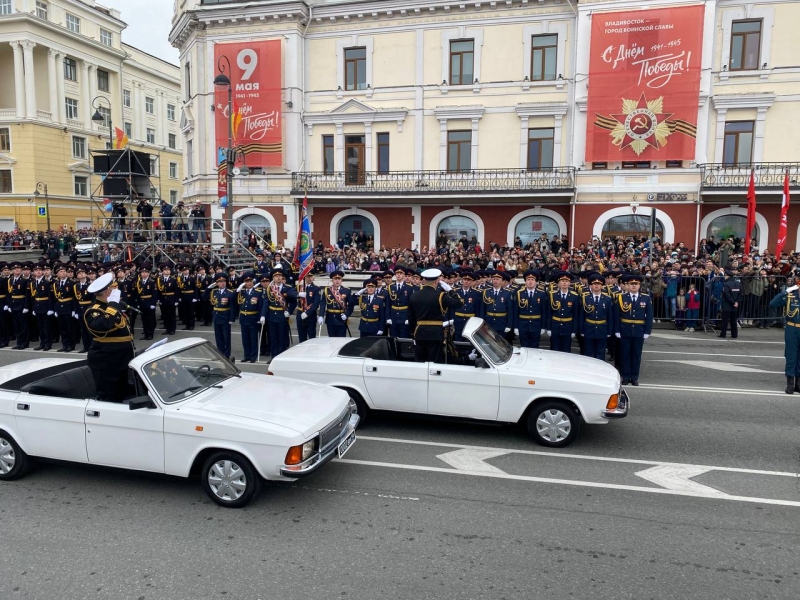 Парад победы во Владивостоке