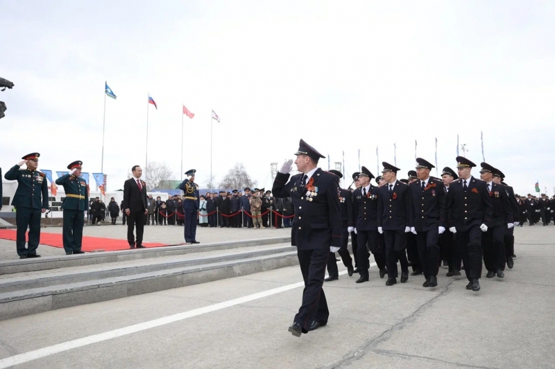 В Якутии прошли торжественные мероприятия ко Дню Победы