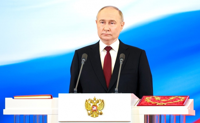 Владимир Путин на инаугурации