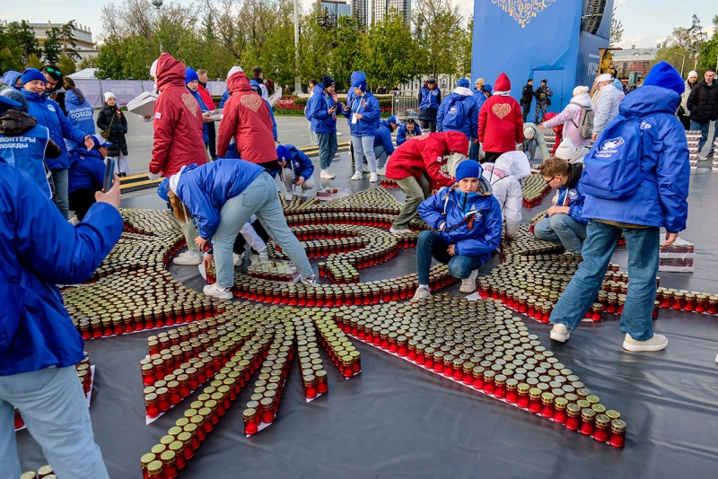 Акция «Лучи Победы»