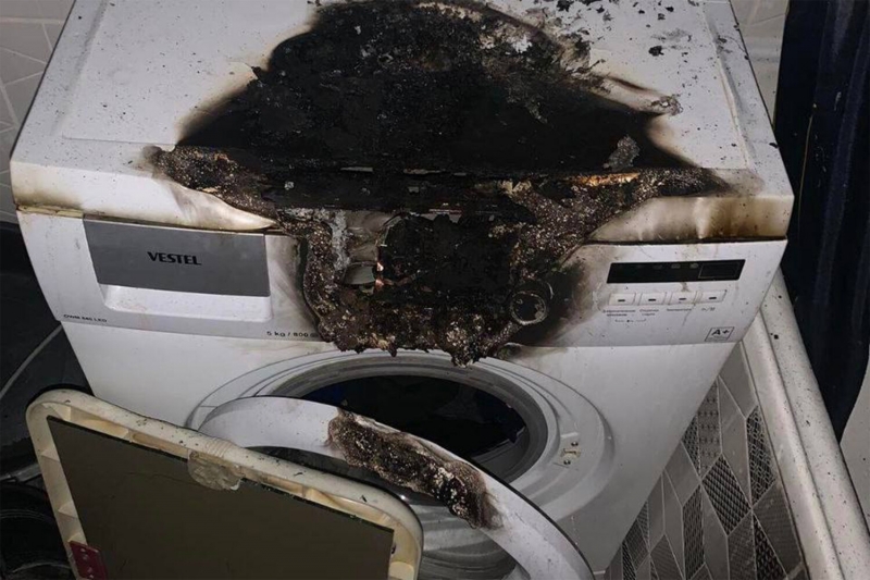 стиральная машина сгорела