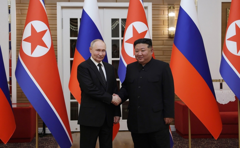 Путин и Кем Чен Ын