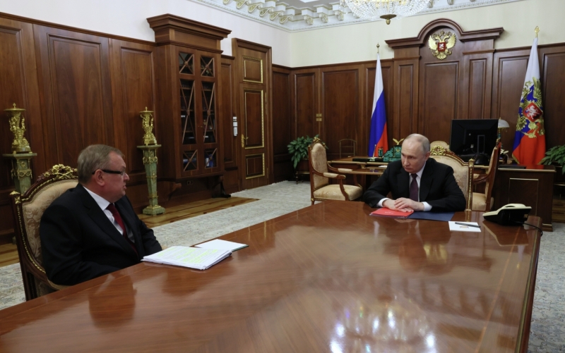 Встреча Путина и Костина
