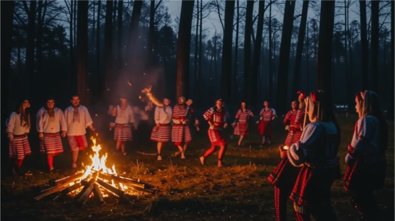 Праздник, Иван Купала, Венки, девушки