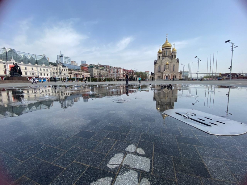 центральная площадь Владивостока