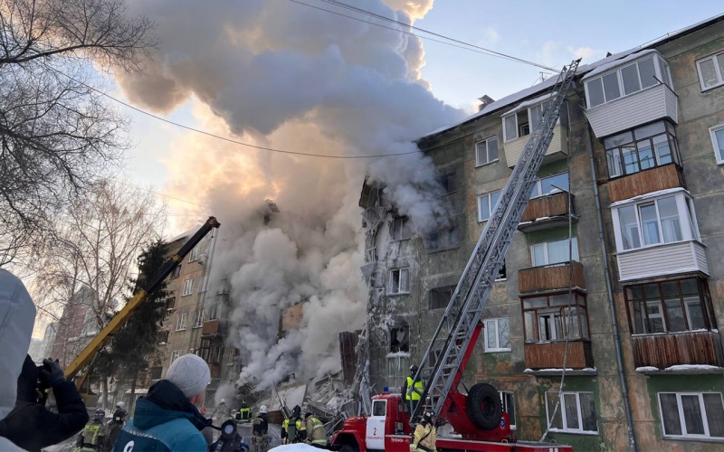 Взрыв газа в жилом доме