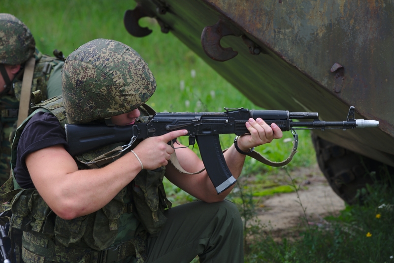 Военные в зоне конфликта