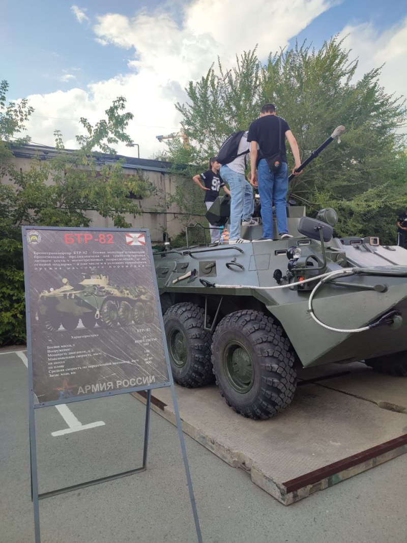 Добытые на СВО трофеи прибыли в Тюмень