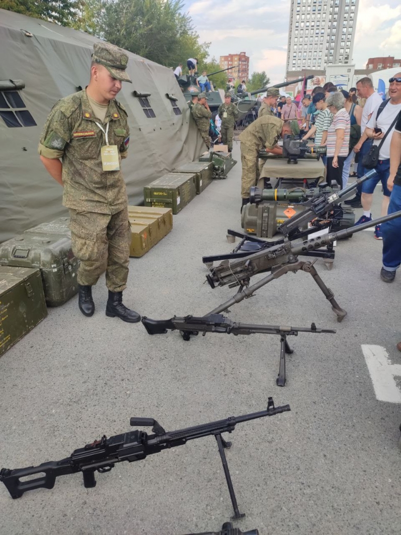 Добытые на СВО трофеи прибыли в Тюмень