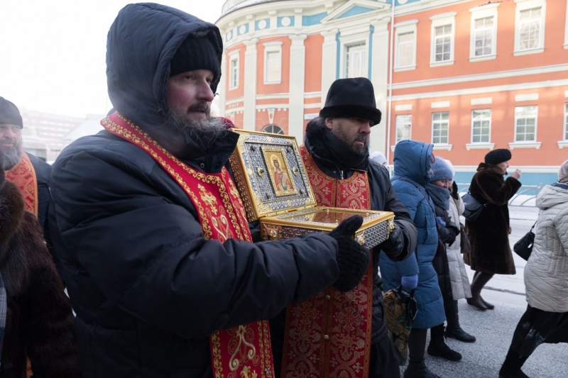 Крестный ход проследует к часовне святой Екатерины, где хранится частица ее мощей