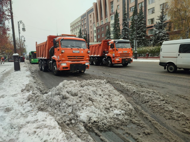 Уборка снега, машины