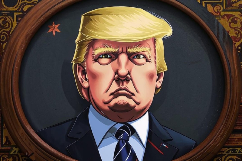 трамп портрет