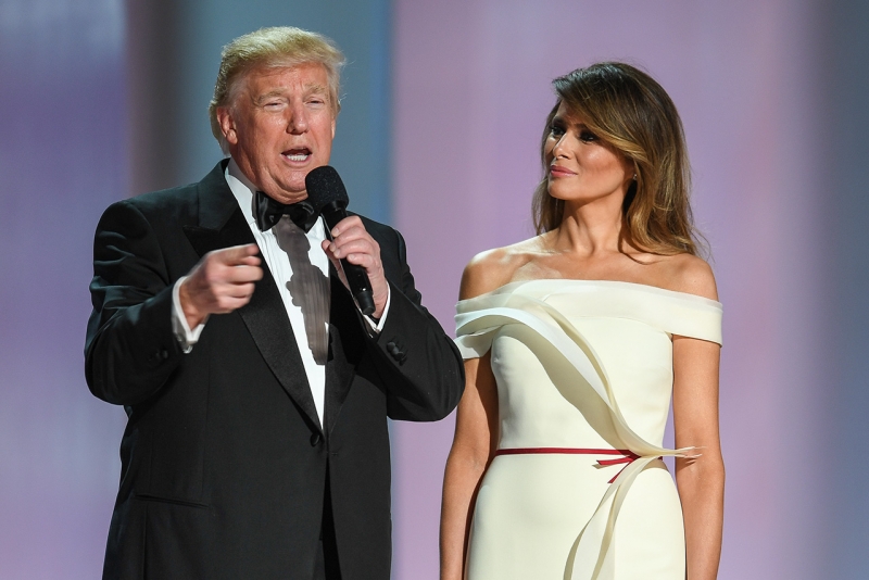 Дональд и Мелания Трамп