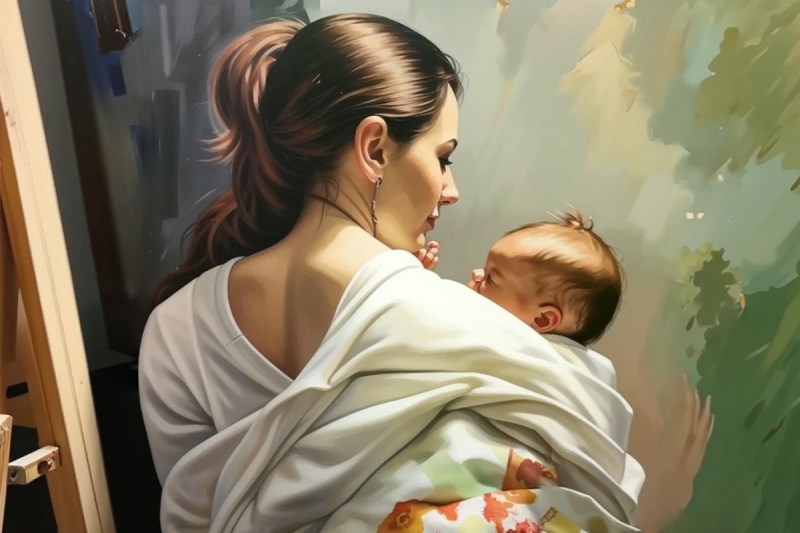 Женщина с ребенком
