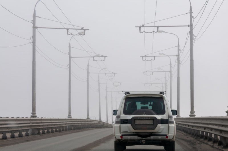 Туман навис над Екатеринбургом