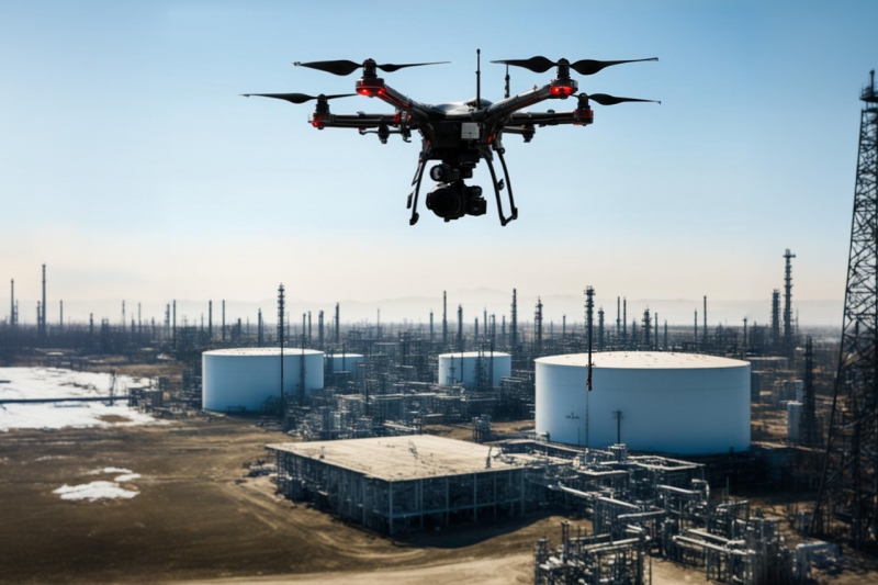 Атаке подверглась компрессорнная станция