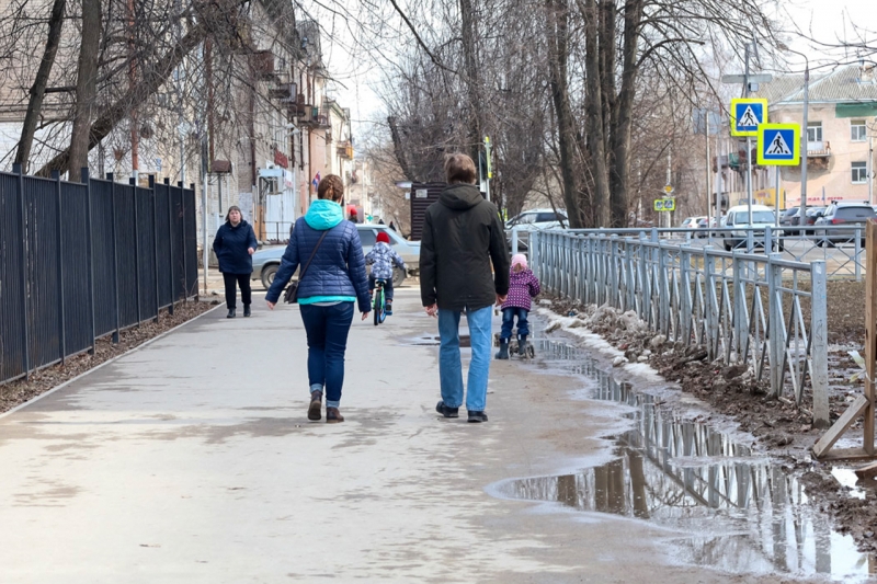 Погода в марте