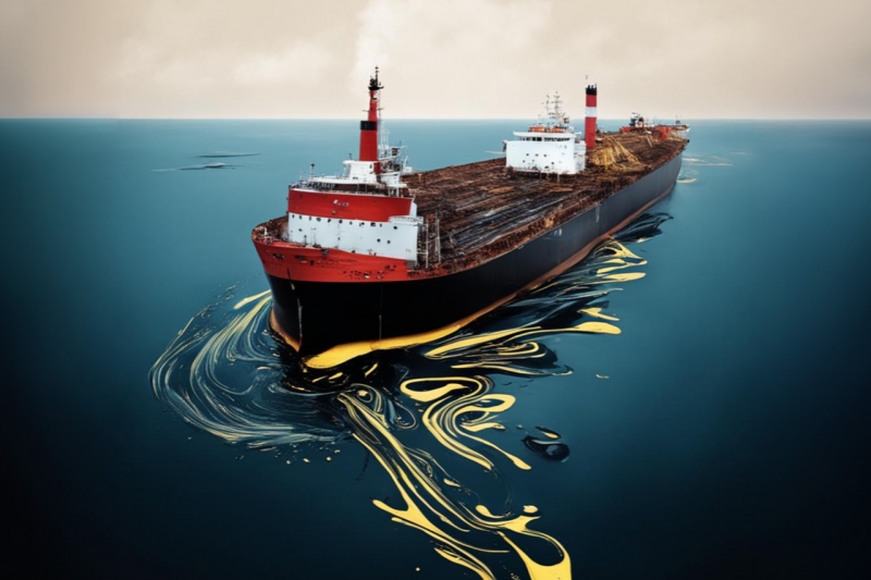 Танкер и нефть