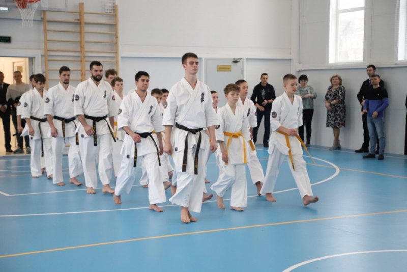 Открытие модульного спортзала в Хабаровске