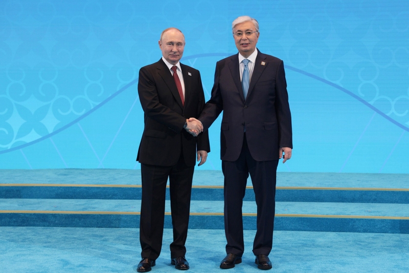 Путин, Токаев