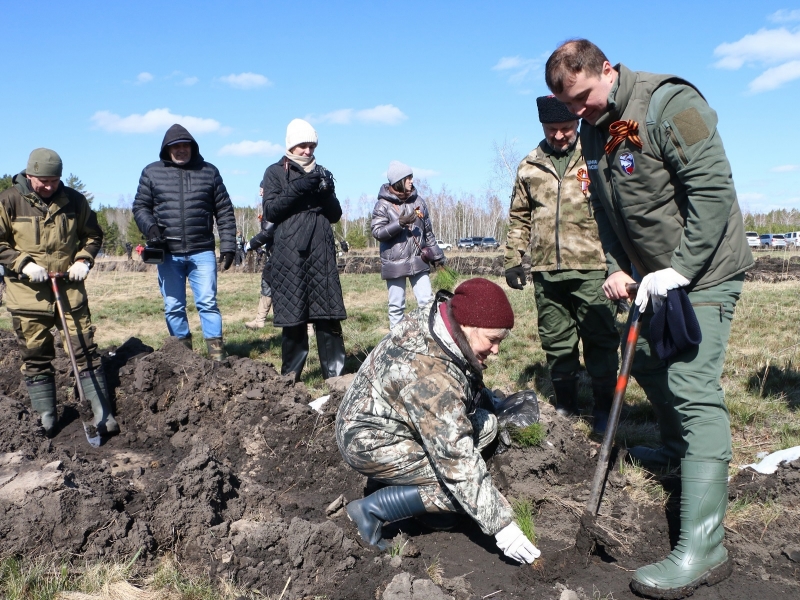 В Омской области прошла акция к юбилею Победы