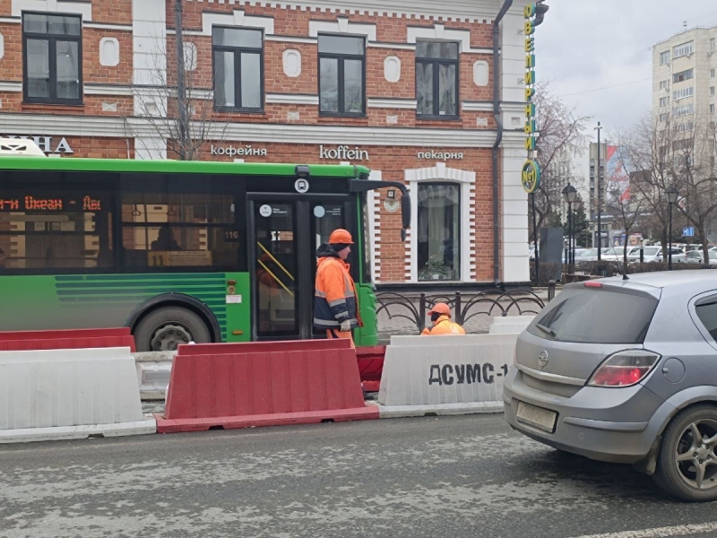 Улица Республики временно стала двухполосной