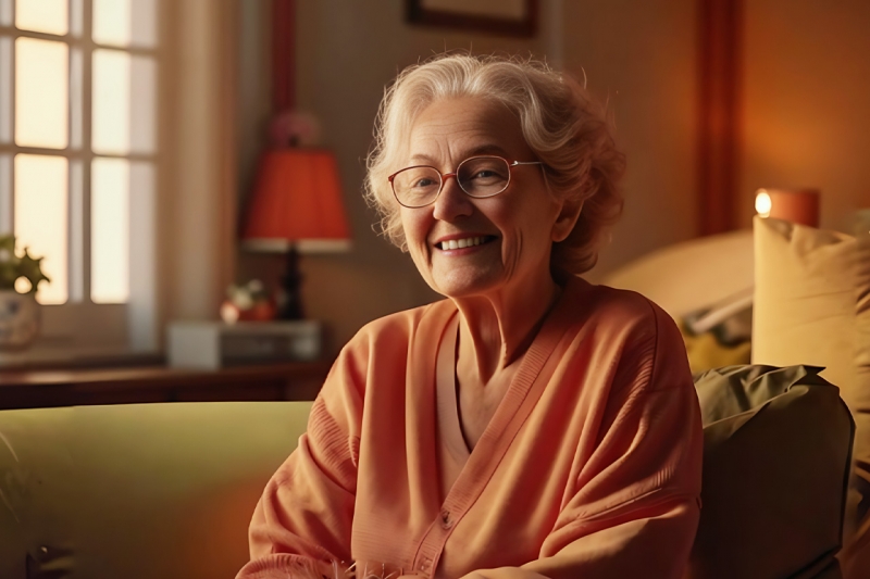 Пожилая женщина