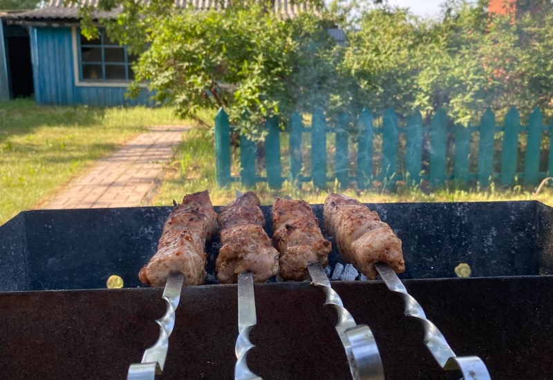 Шашлык на мангале