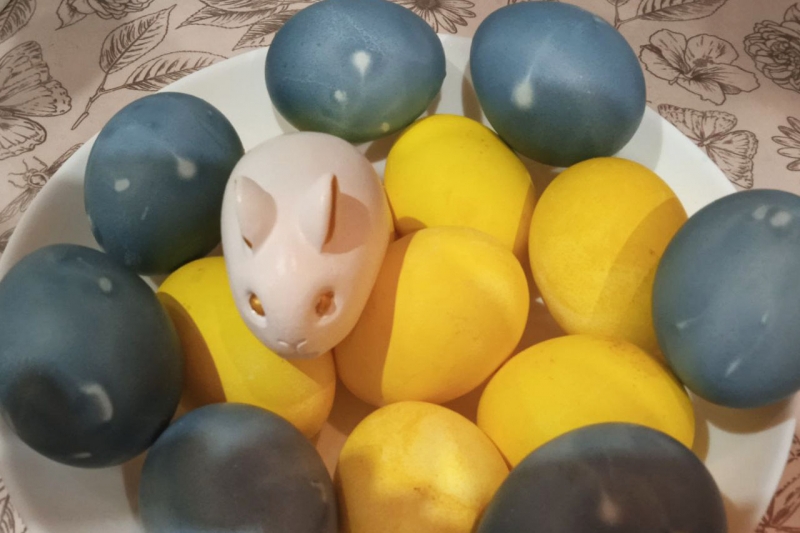 Крашенные яйца