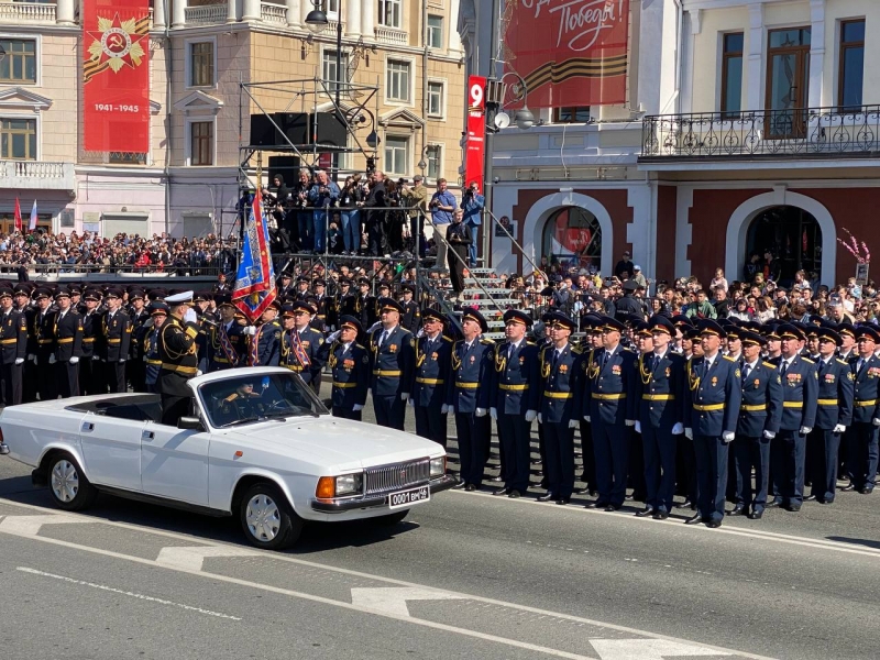 Парад во Владивостоке