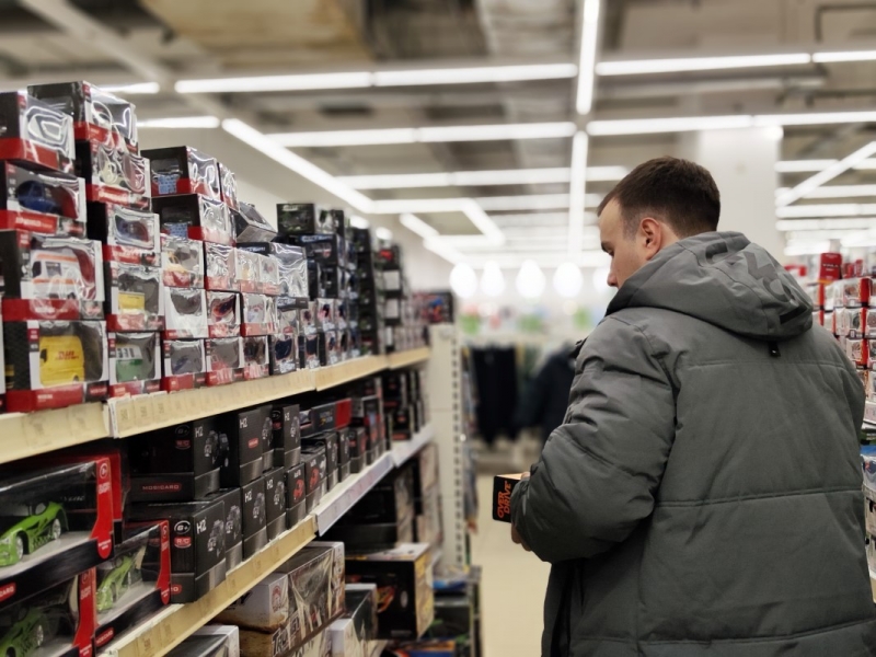 Покупатель в магазине