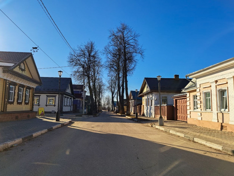 село, дома