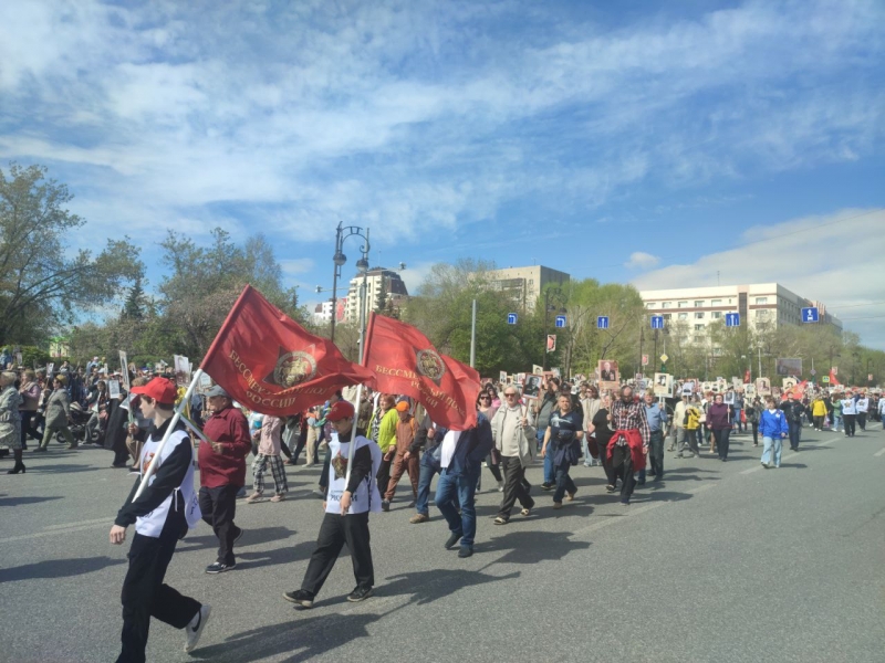 шествие, день Победы