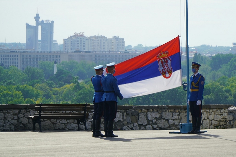 Флаг Сербии