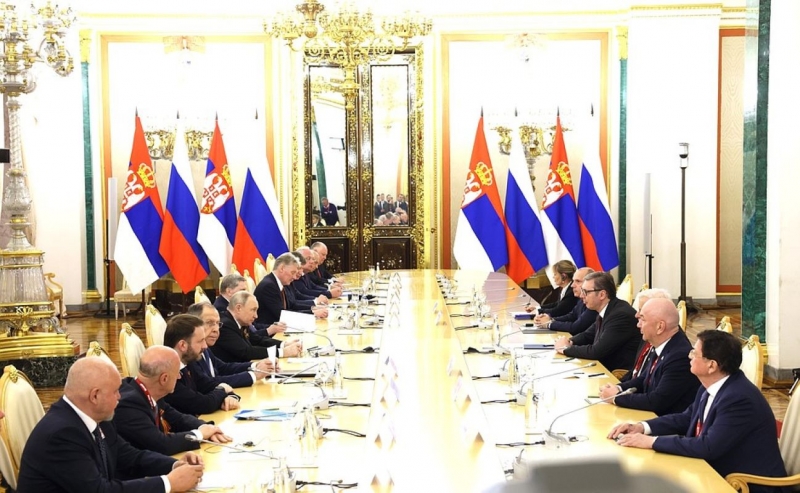 Путин и Вучич