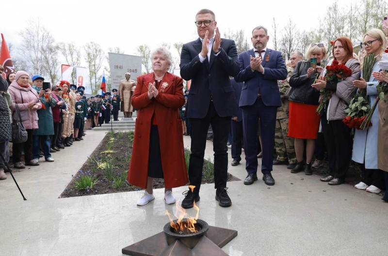 Текслер на открытии мемориала