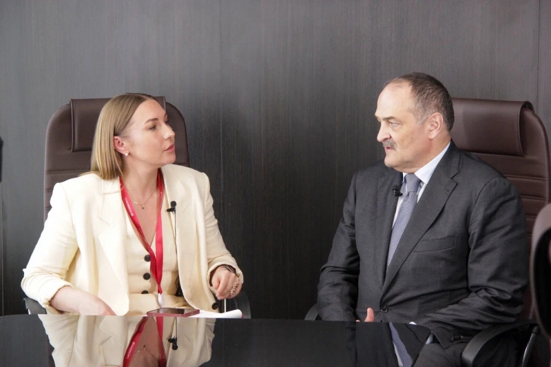 Глава Дагестана Меликов дал интервью ФедералПресс