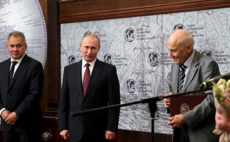Николай Дроздов и Владимир Путин
