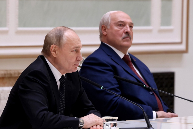 Владимир Путин и Александр Лукашенко