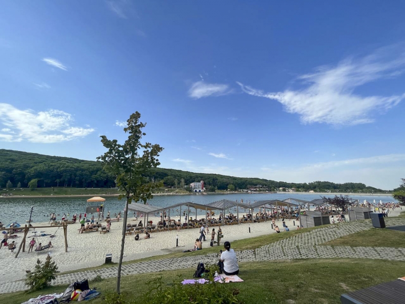 пляж, купание