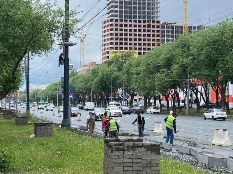 Ремонт дороги